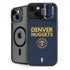 NBA Denver Nuggets Standard - Light Blue iPhone 15 Kickstand Case